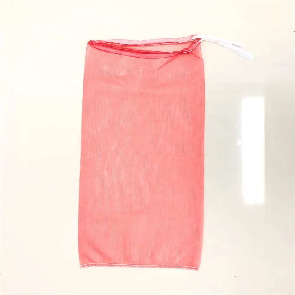 Popular Pe Mono Red Mesh Bag 8*10 Inch Fruit Protection Bags From Birds