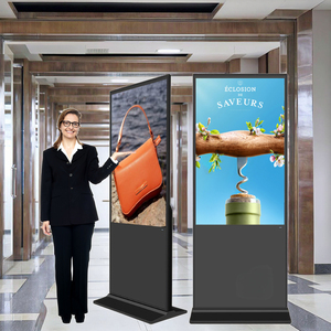 32/43/49/55/65 inch bán buôn tùy chỉnh 4K màn hình cảm ứng màn hình tương tác kiosk trong nhà sàn đứng Totem <span class=keywords><strong>LCD</strong></span> quảng cáo hiển thị - Product Image 3