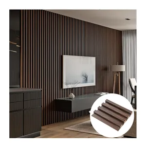 Premium Quality 3D Wpc Wall Decoration Panel Wpc Fluted Wall Panel