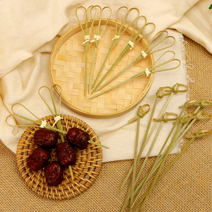 Thân Thiện Với Môi Tre Tự Nhiên Gậy Cho Trái Cây Cocktail Hôn Xiên Dùng Một Lần Cho Halloween Trung Quốc Năm Mới Giáng Sinh - Product Image 6