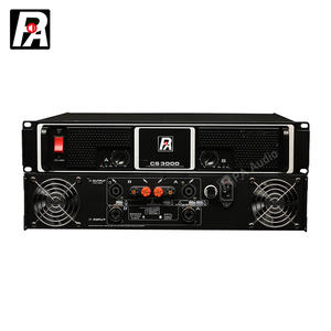 เครื่องขยายเสียงพลังดีเจ2แชนเนลสำหรับมืออาชีพ, เคสโลหะอิมพีแดนซ์8ohm โปรแอมป์650วัตต์เอาต์พุต XLR ลำโพงเชื่อมต่อ XLR - Product Image 1