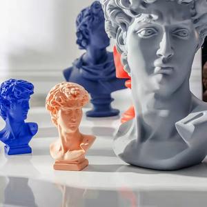 Ustom-estatua artística de resina de polystone, escultura artística moderna griega de color mate de <span class=keywords><strong>Venus</strong></span> y David - Product Image 2