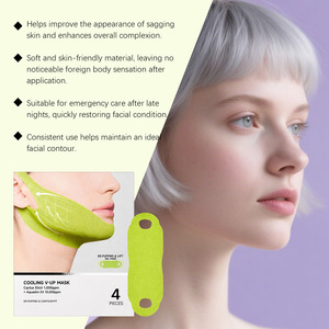 Crème multi-effets apaisante et resserrante pour les pores Cactus Tira avec coussinets pour le lifting du visage, pour réduire les ridules, <span class=keywords><strong>bande</strong></span> en <span class=keywords><strong>silicone</strong></span> pour le visage - Product Image 2