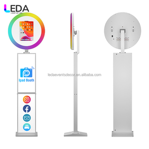 LEDA Livraison rapide Ipad Photo Booth Stand Party Portable IPad Photo <span class=keywords><strong>Videobooth</strong></span> Selfie Shell - Product Image 3