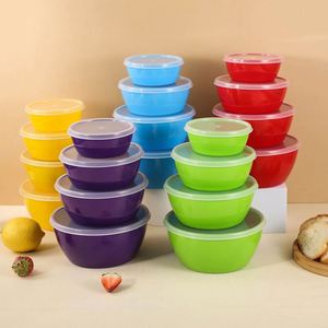 4-Piece Kitchen Organizer Set Large Capacity Plastic Food Storage Bowls for Refrigeration & Storage - Product Image 2