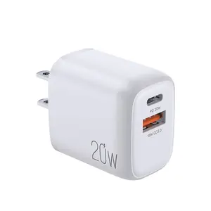 20W USB C Power Adapter Fast Charger Quick Charge Wall Mobile Phone Charger For IPhone Charging Adapter