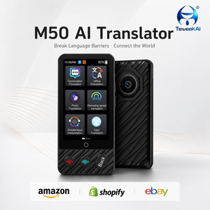 ผู้จำหน่ายเครื่องแปล<span class=keywords><strong>ภาษา</strong></span> AI M50 แบบขายส่ง รองรับ 142 <span class=keywords><strong>ภาษา</strong></span> 19 <span class=keywords><strong>ภาษา</strong></span>แบบออฟไลน์  เชื่อมต่อ WiFi ชาร์จผ่านพอร์ต Type C  แบบพกพา รุ่นใหม่ - Product Image 1