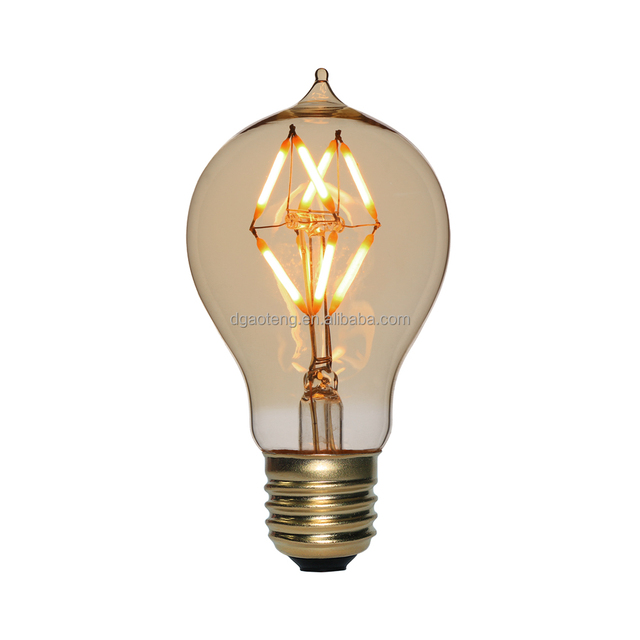 LED Edison Bulbs 6W Dimmable, E26 Bulb 60 Watt Equivalent, Soft White 2700K, A60 Vintage Light Bulbs