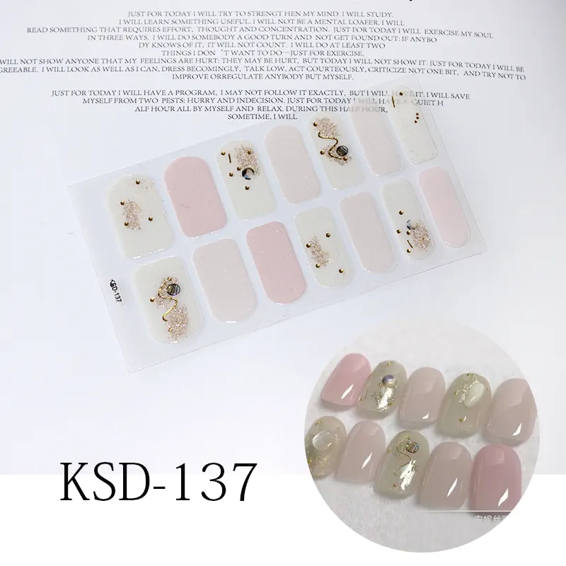 Wholesale Decorate Supplies Nail Art Designs Stickers Resin Rose Flower Nail Sticker