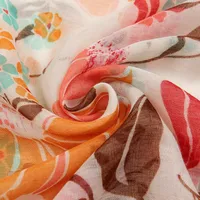 Nouveau foulard carré en coton et viscose pour femmes, hijab musulman, foulards floraux respirants et durables, livraison directe