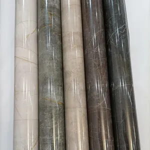 Marble Design High Gloss Eco-friendly Stain Resistance Decorative Film