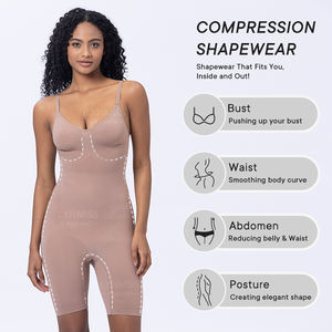 LYNMISS <span class=keywords><strong>Combinaison</strong></span> Sculptante Gainante Effet Remonte-Fesses Très Vendue sur TikTok pour Femme Body Shaper Colombien Sans Coutures - Product Image 3