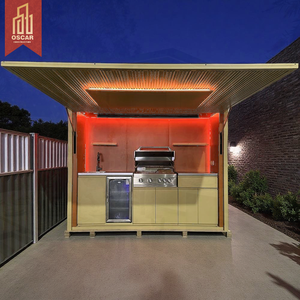 304 Stainless Steel Cabinets with Fried Powder Coated Camping Use Outdoor Kitchen - Product Image 1