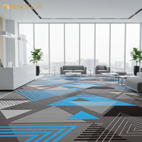 Tapis de couloir, de hall ou d'hôtel, fabriqué à la machine, en nylon tissé, imprimé avec un motif personnalisé par le fabricant, écologique, lavable