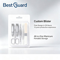 Boîte cadeau transparente en blister écologique personnalisée pour la présentation de palettes cosmétiques et de kits de maquillage