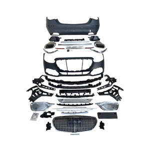 Adapté à la <span class=keywords><strong>Mercedes</strong></span>-Benz Classe S W223 21, modifié style <span class=keywords><strong>Maybach</strong></span>, entièrement entouré par le pare-chocs avant et le pare-chocs arrière - Product Image 1