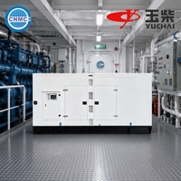 Groupe électrogène diesel industriel silencieux avec moteur Yuchai 400-1000KW et contrôleur intelligent Deepsea, certifié OEM