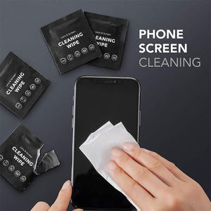 Lunettes de protection enveloppées individuellement, nettoyeur d'écran, <span class=keywords><strong>lingettes</strong></span> humides pour objectif d'appareil photo, lunettes <span class=keywords><strong>optiques</strong></span>, pièces - Product Image 2