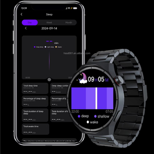 Chỉ $1 phí vận chuyển Ngân Sách tùy chọn 1.73 ''AMOLED Smartwatch W/ Heart Rate GPS NFC BT cuộc gọi đồng hồ chống thấm nước 20 + Chế độ thể thao - Product Image 2