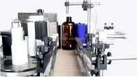 Machine d'étiquetage automatique pour bouteilles, sacs, boîtes, avec moteur électrique PLC, pour emballages en verre, métal, plastique, marque WanHe, AC220V/100V