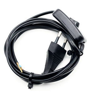 2 Meter kết nối dây với chuyển đổi 2*0.75mm2 mở rộng PVC cáp điện thiết bị nhà ánh sáng DIY chuyển đổi dây điện - Product Image 2