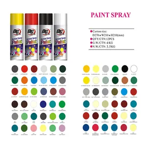 China Supplier Non-toxic High Luster Black Spray Paint