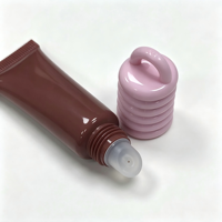 Tube cosmétique en plastique Runfang PE, diamètre 16 mm, 15 ml, blanc, vide, souple, à visser, pour gloss et crème contour des yeux