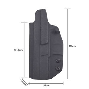 LAMBUL Kydex <span class=keywords><strong>CZ</strong></span> <span class=keywords><strong>P07</strong></span> IWB Tactische Pistoolholster Outdoor Jacht Rechtshandig Schiettas Accessoires Zwart - Product Image 1