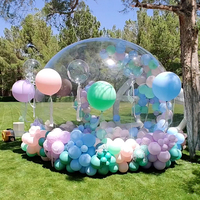 Tente bulle gonflable transparente insonorisée et imperméable pour événements en plein air, idéale pour enfants et adultes