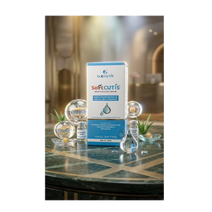 Crème hydratante Glocutis Soft Cutis 100g, céramide, acide hyaluronique, non grasse, non comédogène, soin du visage quotidien - Product Image 1