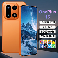 Téléphone 5G One Plus15 Tendance 2026 – Haute Performance 5G, Écran 7,3 Pouces, Stockage 16 Go + 1 To, Reconnaissance Faciale, Style Professionnel