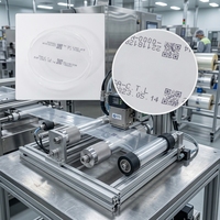 Imprimante à jet d'encre continu CIJ industrielle pour l'impression de la date, du numéro de lot et du code QR