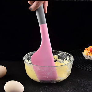Extra-large <b>Silicone</b> Baking Spatula Non-stick Butter Jam Cream Spatula Cake Decoration <b>Tool</b> Heat-resistant Kitchen Cooking <b>Tool</b> - Product Image 4