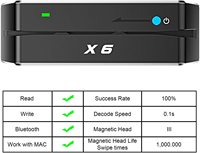 Penjualan Panas Pembaca dan Penulis Kartu Kredit Magnetik Portabel MSR X6BT Harga Murah