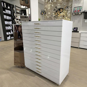 Vitrina de esmalte de uñas de gran capacidad, tamaño personalizado, para salones de uñas/boutiques de belleza, muebles de salón - Product Image 2