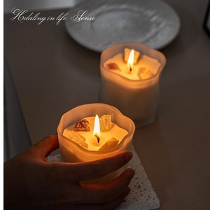 Velas Aromáticas Personalizadas al por Mayor en Frascos de Vidrio con Cera de Soja, Biodegradables, Hechas a Mano, Estilo Moderno, para Acción de Gracias, Diwali, Día de San Valentín - Product Image 5