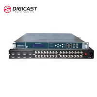 DIGICAST 24 canaux double alimentation HDM I Modules HD DVB T CATV HD à RF Encodeur Modulador