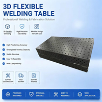 Plateforme de soudage modulaire 3D industrielle, table de soudage 3D nitrurée anti-corrosion pour le soudage des métaux