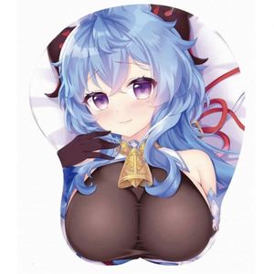 Alfombrilla de Ratón Personalizada con Protector de Muñeca de Silicona con Diseño de Chica Anime 3D - Product Image 4