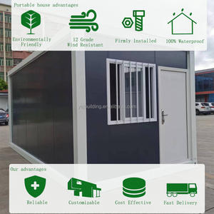 Maison conteneur multifonctionnelle détachable, personnalisable, 20 pieds, 40 pieds, préfabriquée avec cuisine, pour école, à vendre - Product Image 6