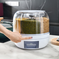 Offre Spéciale étanche à l'humidité et possède une conception rotative à 6 grilles, ce qui le rend idéal pour distribuer des céréales ou stocker du riz