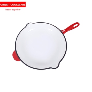 Sartén de Hierro Fundido con Revestimiento de Esmalte, Precio de Fábrica, Sartén para Horno con Asas y Vertedor, Apta para Hornos - Product Image 2
