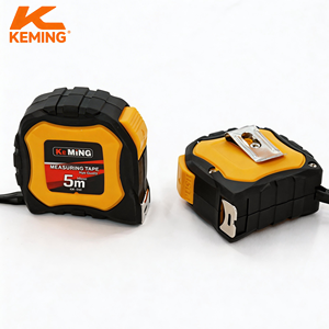 KEMING 5m 25mm Ruban à mesurer automatique autobloquant ABS+TPR Breveté Double frein Anti-chute Acier carré Haute visibilité - Product Image 2