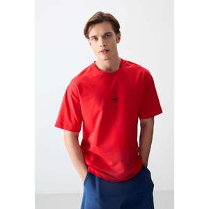 T-shirt pour homme Fiesta en coton épais, doux, texturé, coupe ample, imprimé - 88373 - Fiesta - Product Image 4