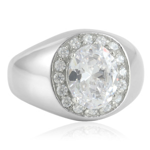 Women's Oval Citrine <b>Ring</b> With <b>Diamond</b> Halo Pave Setting Everyday Wear Fine Jewelry 210105 - Product Image 4