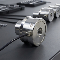 Capteur de force à haute capacité, cellule de pesage à profil bas de type anneau pour la compression et la torsion, pour la surveillance du poids des silos industriels