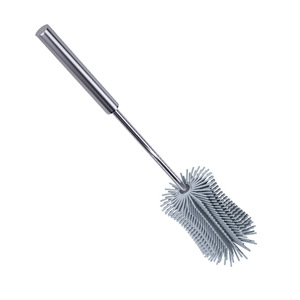 Cup <b>Brush</b> Long Handle Silicone Press Rotate Multi Functional For Cleaning Cups Baby Bottles TPR Material - Product Image 5