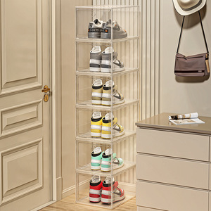 Organizador <span class=keywords><strong>de</strong></span> caja <span class=keywords><strong>de</strong></span> <span class=keywords><strong>zapatos</strong></span> Caja <span class=keywords><strong>de</strong></span> <span class=keywords><strong>zapatos</strong></span> <span class=keywords><strong>de</strong></span> <span class=keywords><strong>plástico</strong></span> apilable con puerta delantera Caja <span class=keywords><strong>de</strong></span> almacenamiento <span class=keywords><strong>de</strong></span> <span class=keywords><strong>zapatos</strong></span> <span class=keywords><strong>Contenedores</strong></span> <span class=keywords><strong>para</strong></span> exhibición Zapatillas <span class=keywords><strong>de</strong></span> deporte Fácil montaje - Product Image 4