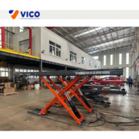 Lève-voiture Vico à installation au sol, ciseaux ultra-plats, outil automobile / V-JSDB-C-8140
