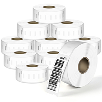 Étiquettes thermiques compatibles DYMO 30336 1"x2-1/8"(25x54mm), étiquettes adhésives blanches vierges 500 pièces/rouleau pour imprimante thermique